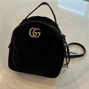 Gucci Marmont Velvet Bacpack